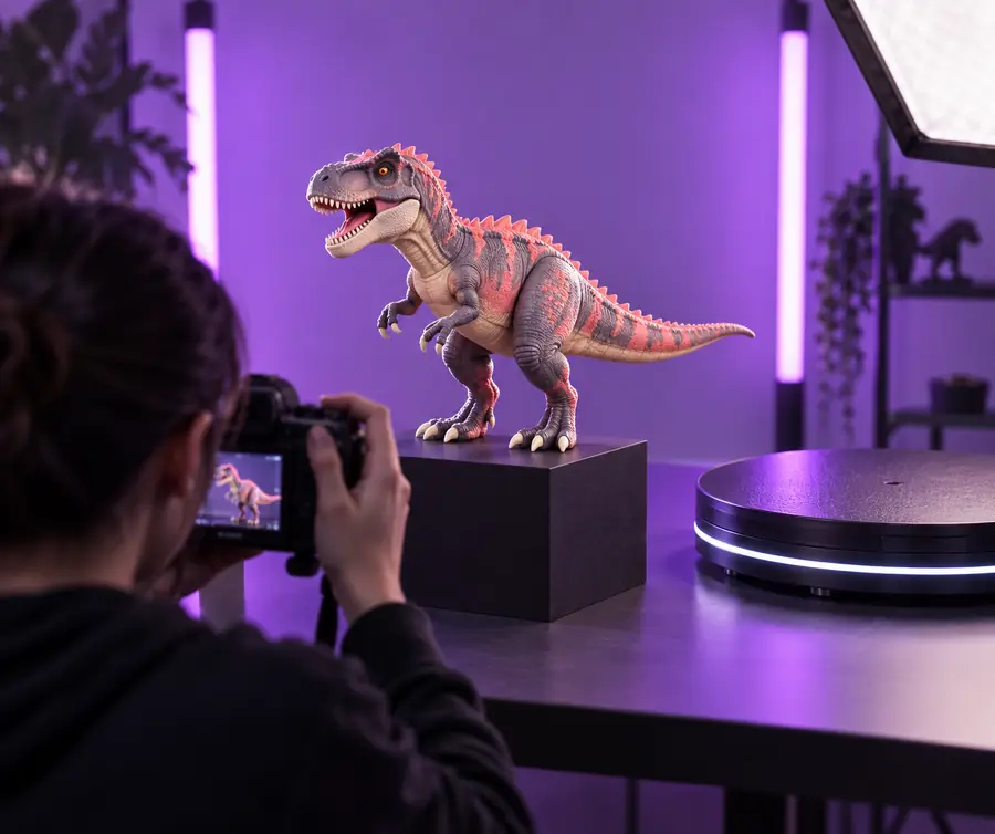 Für einen Bild-zu-3D-Workflow vorbereitetes Referenzbild