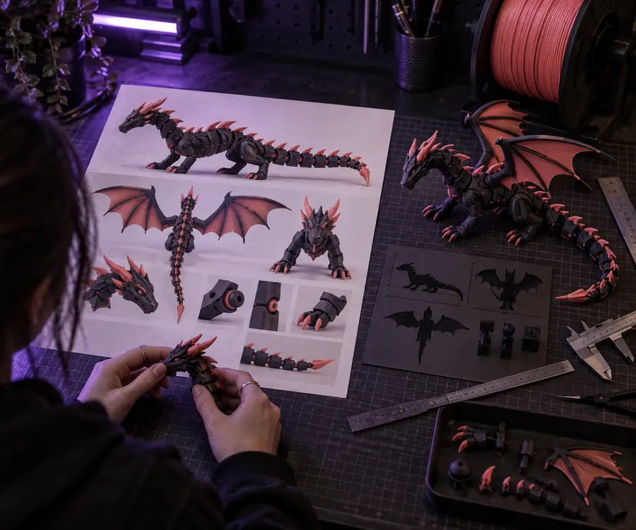 Reference image prepared for a printer-oriented 3D workflow