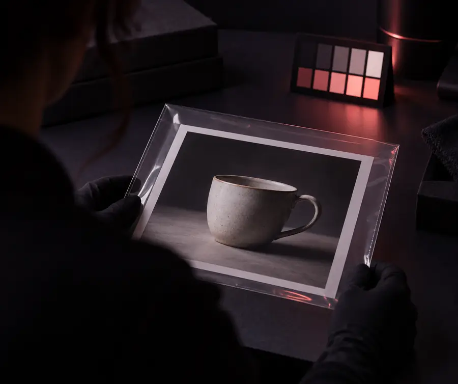 Reference image prepared for a privacy-conscious conversion